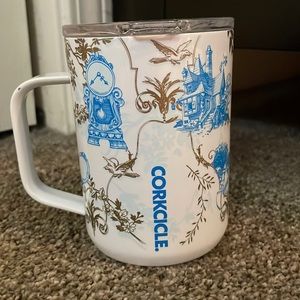 Disney Corkcicle Beauty and the Beast 16 oz. Small chip on handle (see photo)